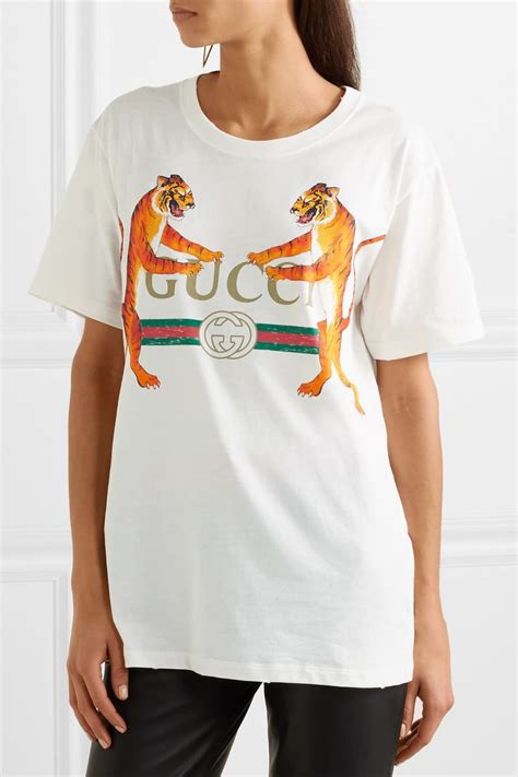 gucci logo with tiger|gucci tiger print t shirt.